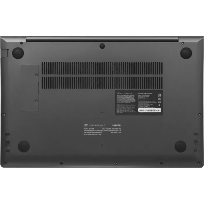 Ноутбук Machcreator One R5 Ryzen 5 7430U 16Gb SSD512Gb AMD Radeon Graphics 15.6" IPS FHD (1920x1080) Windows 11 Pro grey WiFi BT Cam 4825mAh (JJ00GB00GRU)