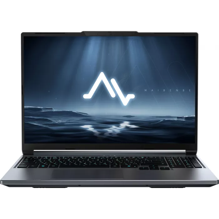 Ноутбук Maibenben X16C-i54456 Core i5 14450HX 16Gb SSD512Gb NVIDIA GeForce RTX 5060 8Gb 16" IPS FHD+ (1920x1200) Linux grey WiFi BT Cam 5200mAh (X16C-I544560F44LG4E10)