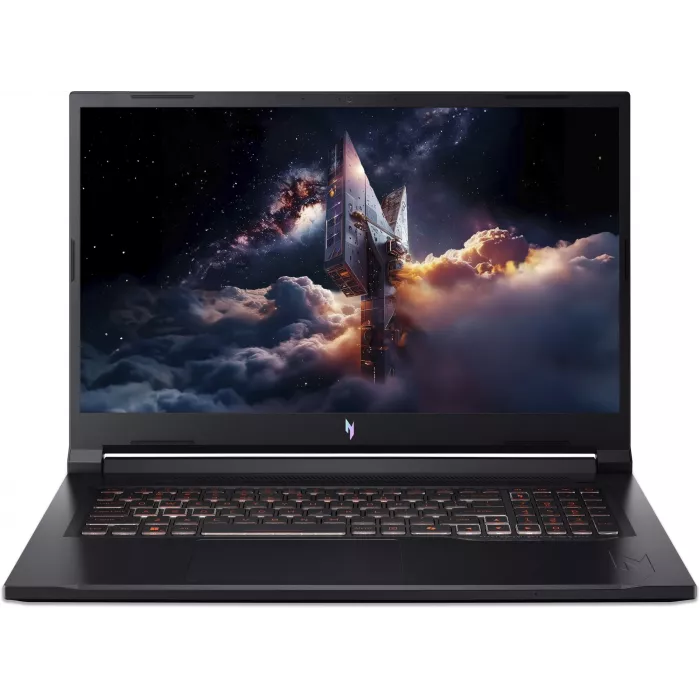 Ноутбук Acer Nitro V 17 AI ANV17-41-R1E4 Ryzen 7 260 16Gb SSD512Gb NVIDIA GeForce RTX 5060 8Gb 17.3" IPS FHD (1920x1080) без ОС black WiFi BT Cam (NH.QYVCD.00B)