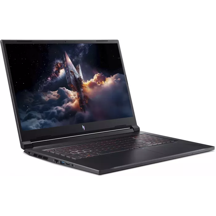 Ноутбук Acer Nitro V 17 AI ANV17-41-R1E4 Ryzen 7 260 16Gb SSD512Gb NVIDIA GeForce RTX 5060 8Gb 17.3" IPS FHD (1920x1080) без ОС black WiFi BT Cam (NH.QYVCD.00B)