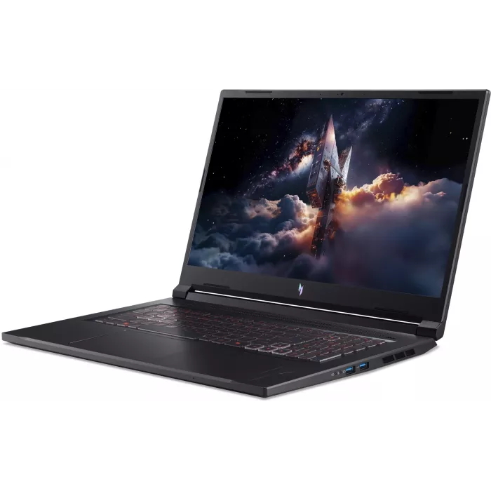 Ноутбук Acer Nitro V 17 AI ANV17-41-R1E4 Ryzen 7 260 16Gb SSD512Gb NVIDIA GeForce RTX 5060 8Gb 17.3" IPS FHD (1920x1080) без ОС black WiFi BT Cam (NH.QYVCD.00B)