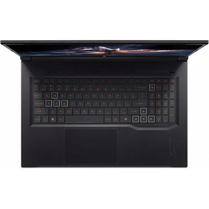 Ноутбук Acer Nitro V 17 AI ANV17-41-R1E4 Ryzen 7 260 16Gb SSD512Gb NVIDIA GeForce RTX 5060 8Gb 17.3" IPS FHD (1920x1080) без ОС black WiFi BT Cam (NH.QYVCD.00B)