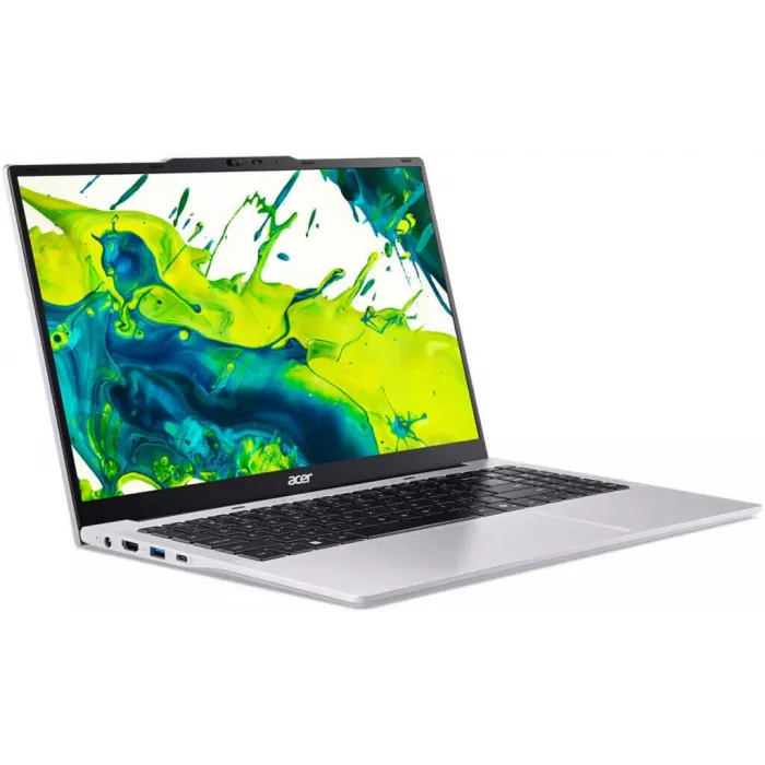 Ноутбук Acer Aspire Lite AL15-53P-722Q Core i7 1355U 16Gb SSD512Gb Intel Iris Xe graphics 15.6" IPS FHD (1920x1080) без ОС silver WiFi BT Cam 5100mAh (NX.DGCCD.002)