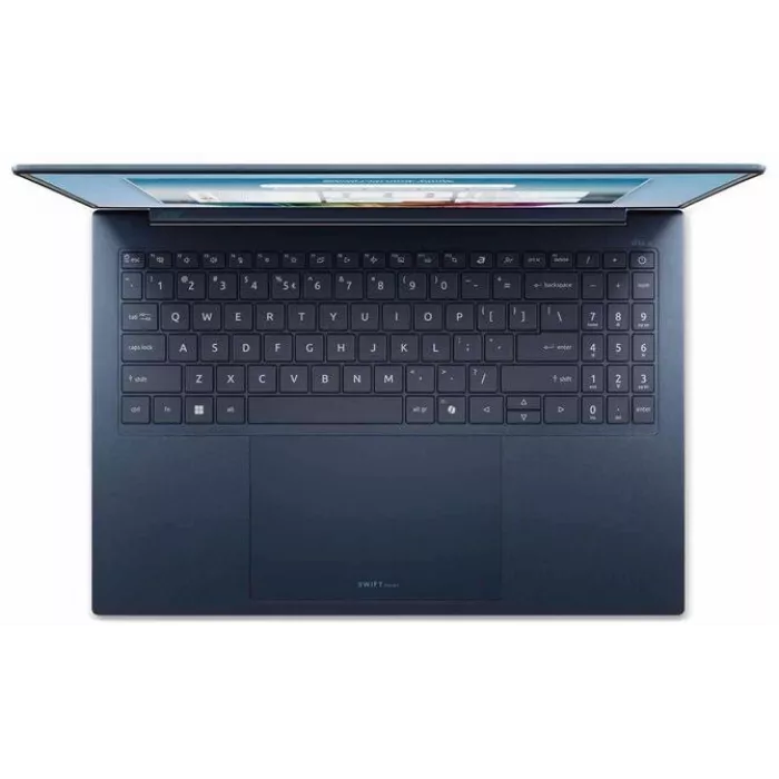 Ноутбук Acer Swift Edge 16 AI SFE16-I51-76RR Core Ultra 7 355 16Gb SSD512Gb Intel Graphics 16" OLED 2.8K (2880x1800) без ОС blue WiFi BT Cam 5614mAh (NX.JVNCD.001)