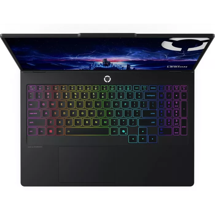 Ноутбук Lenovo Legion Pro 5 16IAX10H Core Ultra 9 275HX 32Gb SSD1Tb NVIDIA GeForce RTX5070Ti 12Gb 16" OLED WQXGA (2560x1600) Windows 11 Home black WiFi BT Cam (83LU004BRK)