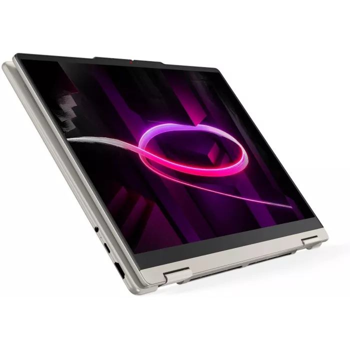 Ноутбук Lenovo Yoga 7 14AGP11 Ryzen AI 7 445 24Gb SSD512Gb AMD Radeon 840M 14" OLED Touch WUXGA (1920x1200) Windows 11 Home beige WiFi BT Cam (83TD0083RK)