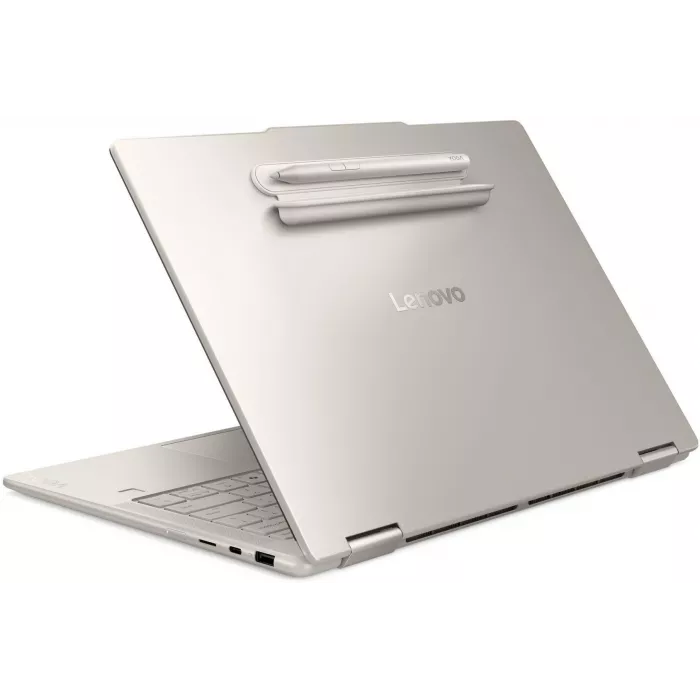 Ноутбук Lenovo Yoga 7 14AGP11 Ryzen AI 7 445 24Gb SSD512Gb AMD Radeon 840M 14" OLED Touch WUXGA (1920x1200) Windows 11 Home beige WiFi BT Cam (83TD0083RK)