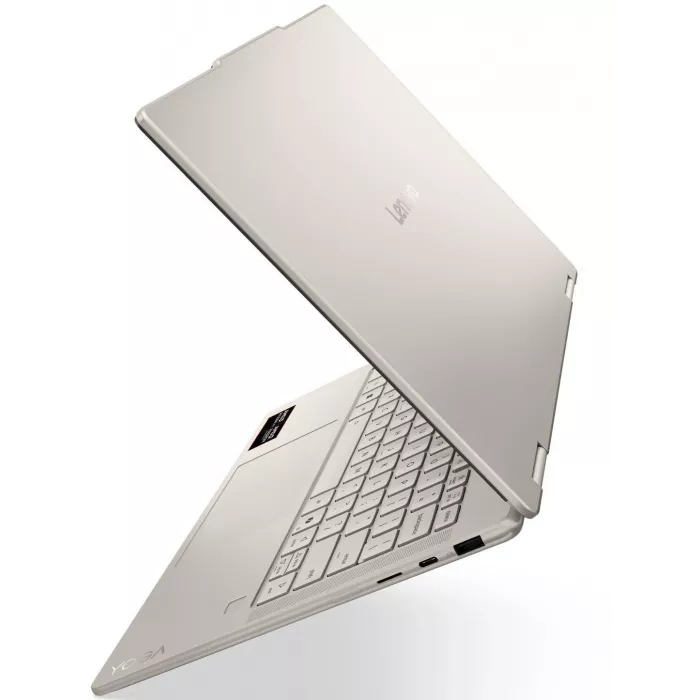Ноутбук Lenovo Yoga 7 14AGP11 Ryzen AI 7 445 24Gb SSD512Gb AMD Radeon 840M 14" OLED Touch WUXGA (1920x1200) Windows 11 Home beige WiFi BT Cam (83TD0083RK)