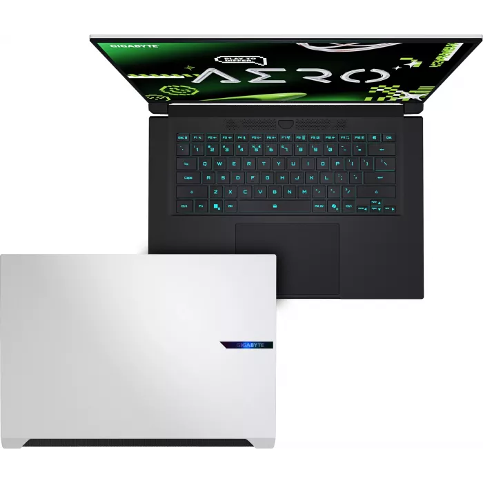 Ноутбук Gigabyte Aero X16 Ryzen AI 9 465 32Gb SSD1Tb NVIDIA GeForce RTX 5070 8Gb 16" IPS QHD+ (2560x1600) без ОС white WiFi BT Cam (4WHN3KZC64DD)