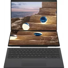 Ноутбук Asus ZenBook Duo UX8407AA-SN537X Core Ultra X9 378H 32Gb SSD2Tb Intel Arc B390 14" OLED Touch 3K (2880x1800) Windows 11 Pro dk.grey WiFi BT Cam (90NB16V1-M00VT0)