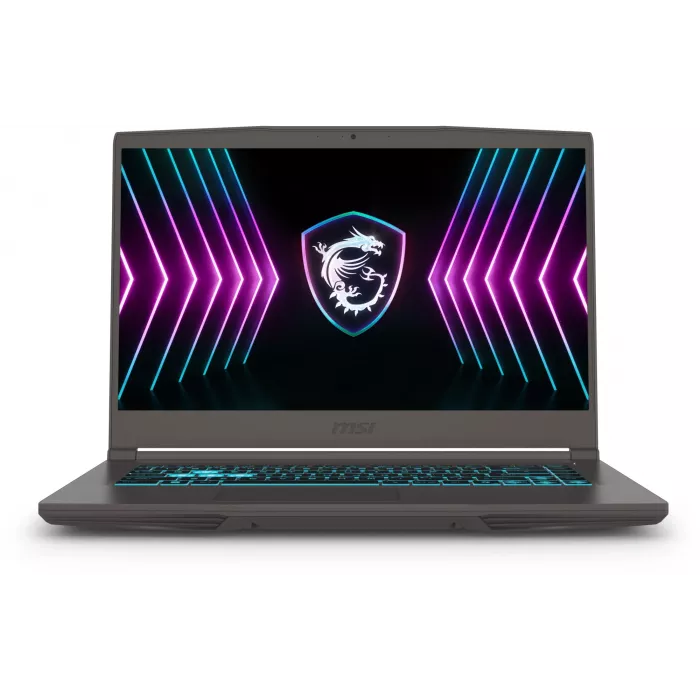 Ноутбук MSI Thin 15 B2RVE-3603XRU Core 7 240H 16Gb SSD512Gb NVIDIA GeForce RTX4050 6Gb 15.6" IPS FHD (1920x1080) без ОС grey WiFi BT Cam (9S7-16R831-3603)