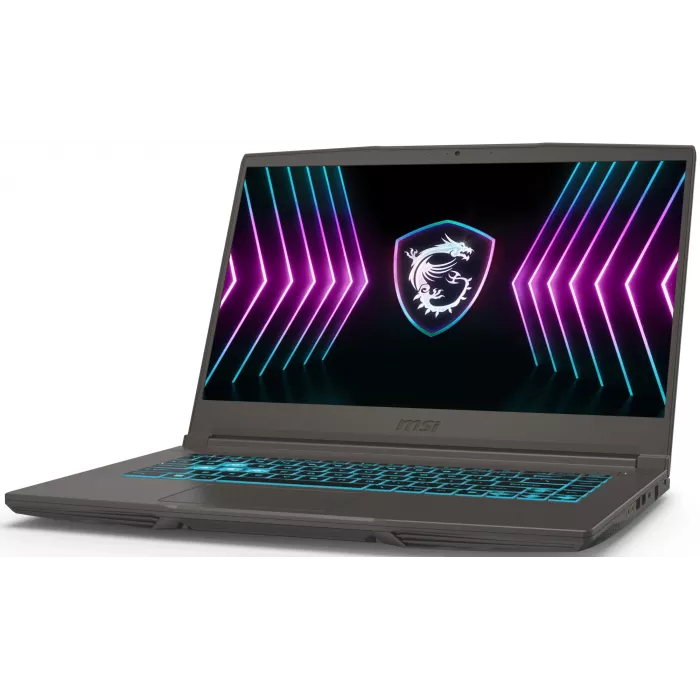 Ноутбук MSI Thin 15 B2RVE-3603XRU Core 7 240H 16Gb SSD512Gb NVIDIA GeForce RTX4050 6Gb 15.6" IPS FHD (1920x1080) без ОС grey WiFi BT Cam (9S7-16R831-3603)