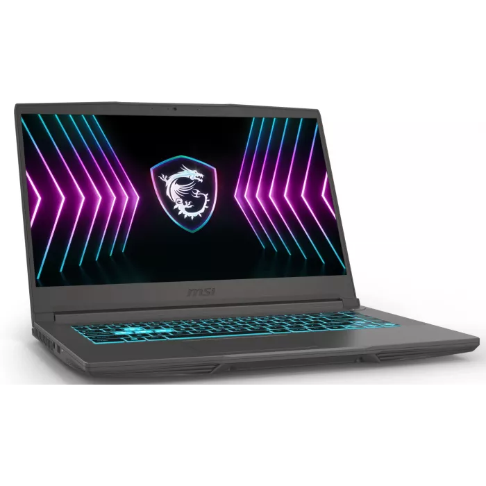 Ноутбук MSI Thin 15 B2RVE-3603XRU Core 7 240H 16Gb SSD512Gb NVIDIA GeForce RTX4050 6Gb 15.6" IPS FHD (1920x1080) без ОС grey WiFi BT Cam (9S7-16R831-3603)