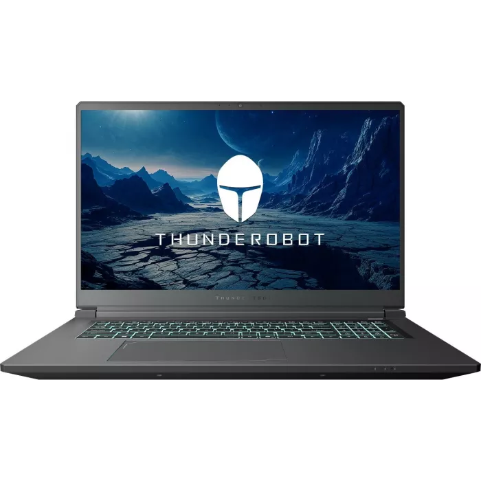 Ноутбук Thunderobot Range 17 G2A Evo Ryzen 7 H255 16Gb SSD1Tb NVIDIA GeForce RTX5050 8Gb 17.3" IPS FHD (1920x1080) Windows 11 Pro black WiFi BT Cam (JT009U00QRU)