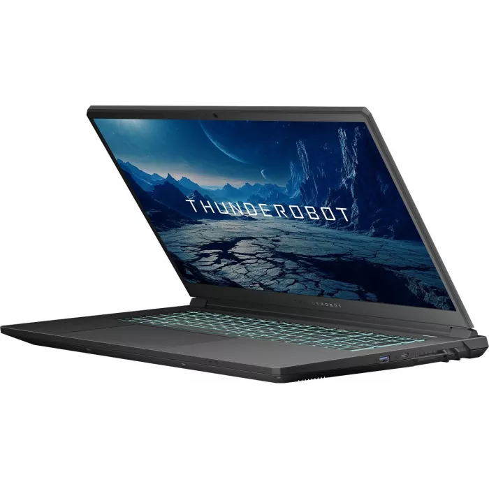 Ноутбук Thunderobot Range 17 G2A Evo Ryzen 7 H255 16Gb SSD1Tb NVIDIA GeForce RTX5050 8Gb 17.3" IPS FHD (1920x1080) Windows 11 Pro black WiFi BT Cam (JT009U00QRU)