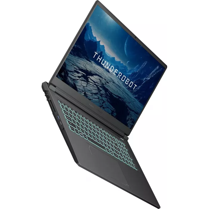 Ноутбук Thunderobot Range 17 G2A Evo Ryzen 7 H255 16Gb SSD1Tb NVIDIA GeForce RTX5050 8Gb 17.3" IPS FHD (1920x1080) Windows 11 Pro black WiFi BT Cam (JT009U00QRU)