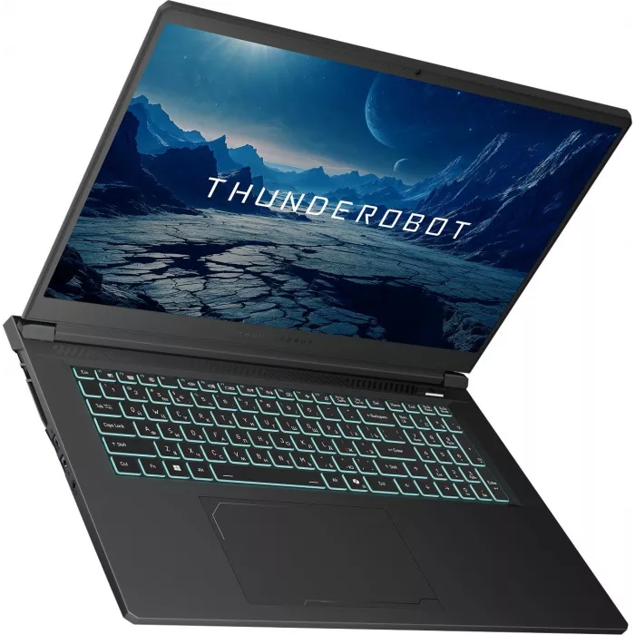 Ноутбук Thunderobot Range 17 G2A Evo Ryzen 7 H255 16Gb SSD1Tb NVIDIA GeForce RTX5050 8Gb 17.3" IPS FHD (1920x1080) Windows 11 Pro black WiFi BT Cam (JT009U00QRU)