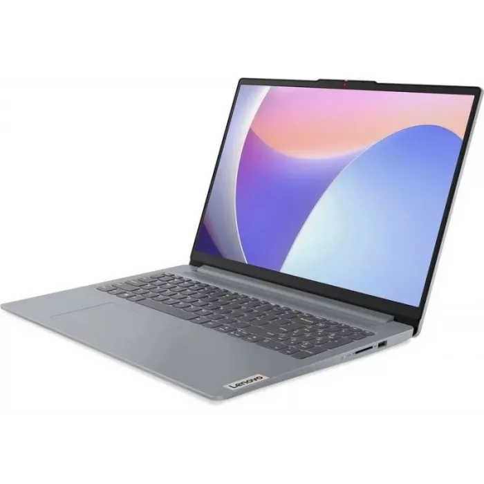 Ноутбук Lenovo IdeaPad Slim 3 15IRU8 Core i3 1315U 8Gb SSD512Gb Intel UHD Graphics 15.6" TN FHD (1920x1080) без ОС grey WiFi BT Cam (82X700LQIN)