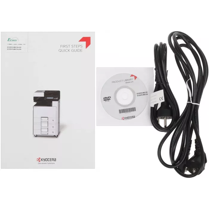 МФУ лазерный Kyocera Ecosys M8124cidn (EU) (1102P43NL0) A3 Duplex Net белый