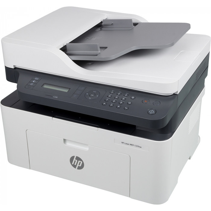 МФУ лазерный HP Laser 137fnw (4ZB84A) A4 WiFi белый