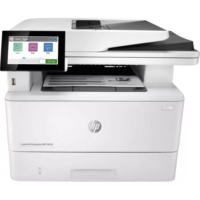 МФУ лазерный HP LaserJet Enterprise M430f (3PZ55A) A4 Duplex Net белый
