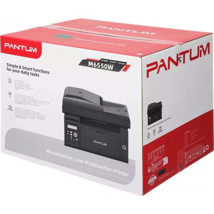 МФУ лазерный Pantum M6550W A4 WiFi черный