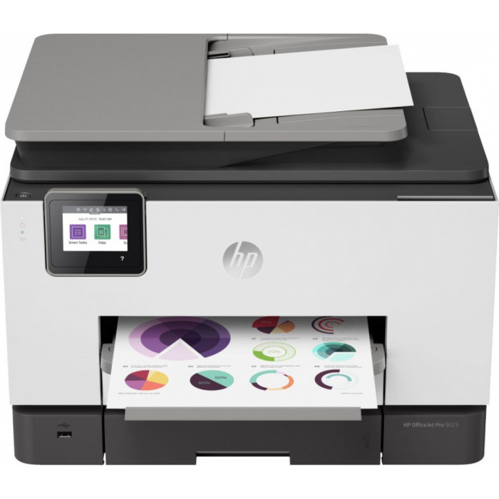 МФУ струйный HP Officejet Pro 9023 AiO (1MR70B) A4 Duplex WiFi белый