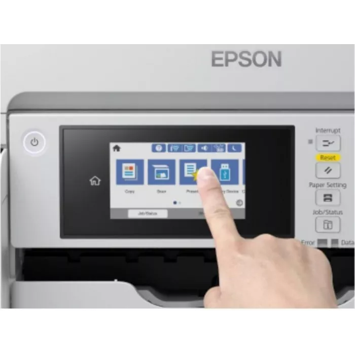 МФУ струйный Epson M15180 (C11CJ41408/407/406) A3+ Duplex WiFi черный