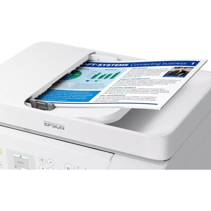 МФУ струйный Epson EcoTank L5296 (C11CJ65411) A4 WiFi белый