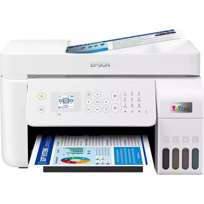 МФУ струйный Epson EcoTank L5296 (C11CJ65411) A4 WiFi белый