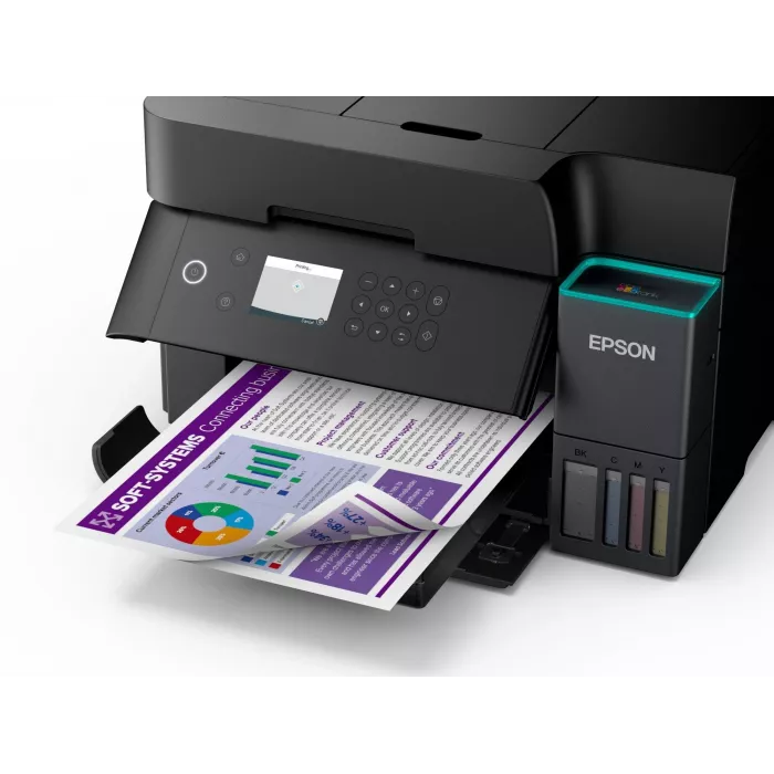 МФУ струйный Epson EcoTank L6370 (C11CL43403/C11CL43406) A4 Duplex WiFi черный