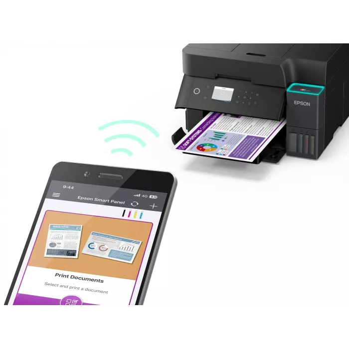 МФУ струйный Epson EcoTank L6370 (C11CL43403/C11CL43406) A4 Duplex WiFi черный