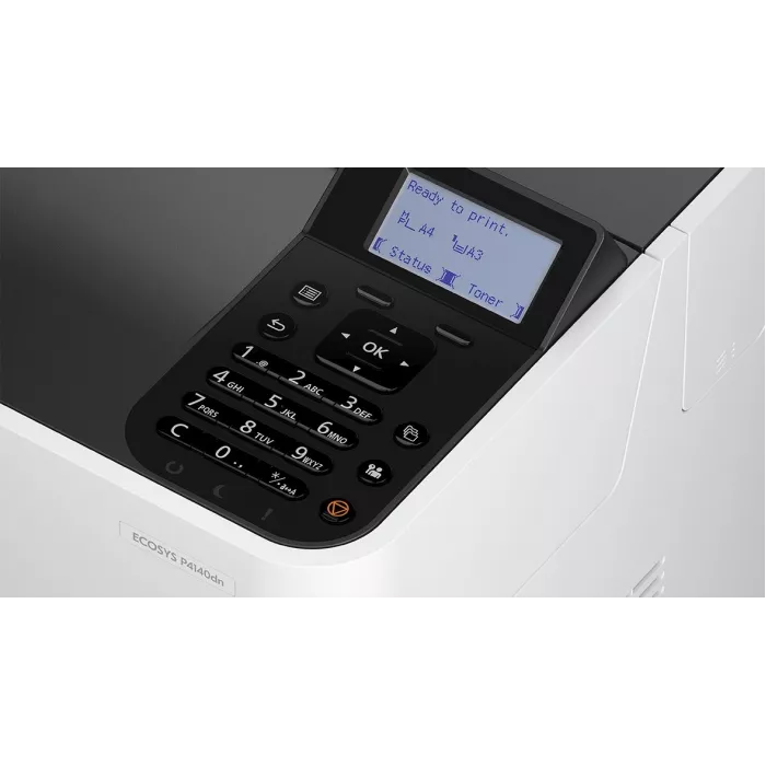 Принтер лазерный Kyocera P4140dn (1102Y43NL0/1102Y43NL1) A3 Duplex Net белый