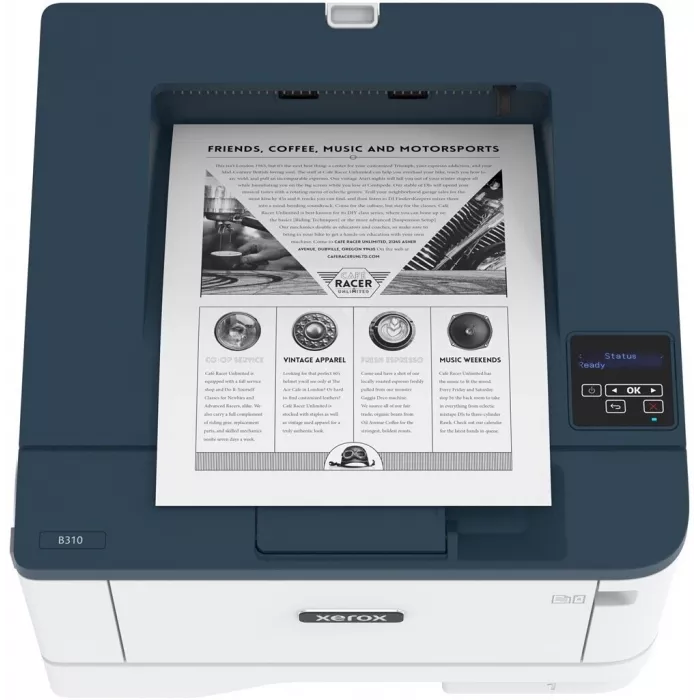 Принтер лазерный Xerox B310V_DNI A4 WiFi белый