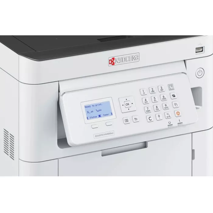 Принтер лазерный Kyocera Ecosys PA4500cx (1102Z13NL0) A4 Duplex белый