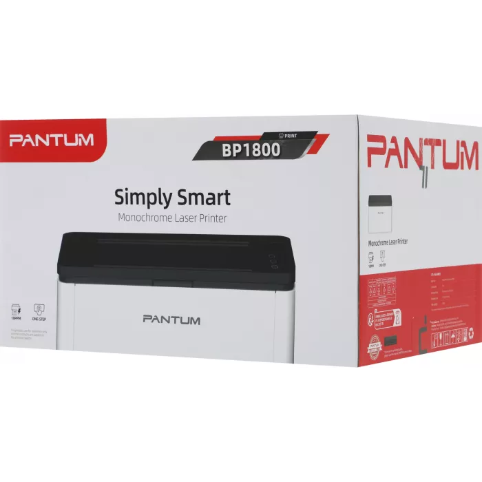 Принтер лазерный Pantum BP1800 A4 серый
