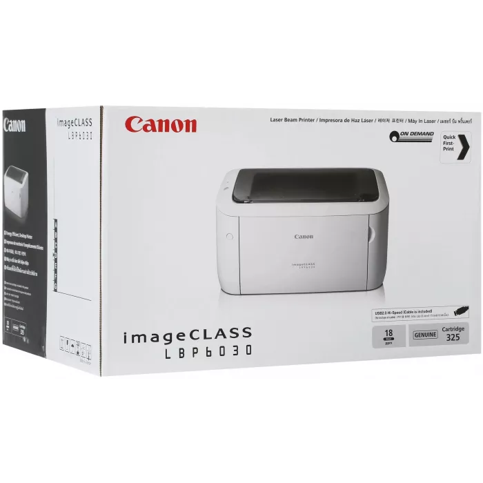 Принтер лазерный Canon imageClass LBP6030 (8468B008) A4 белый