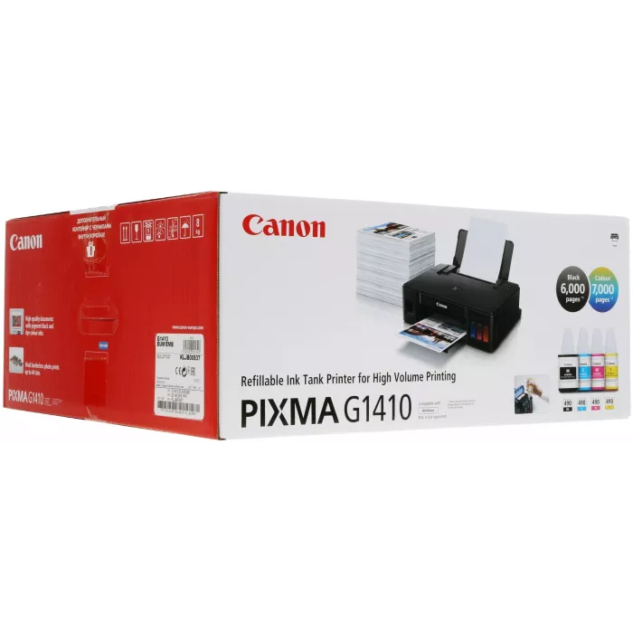 Принтер струйный Canon Pixma G1410 (2314C009) A4 черный