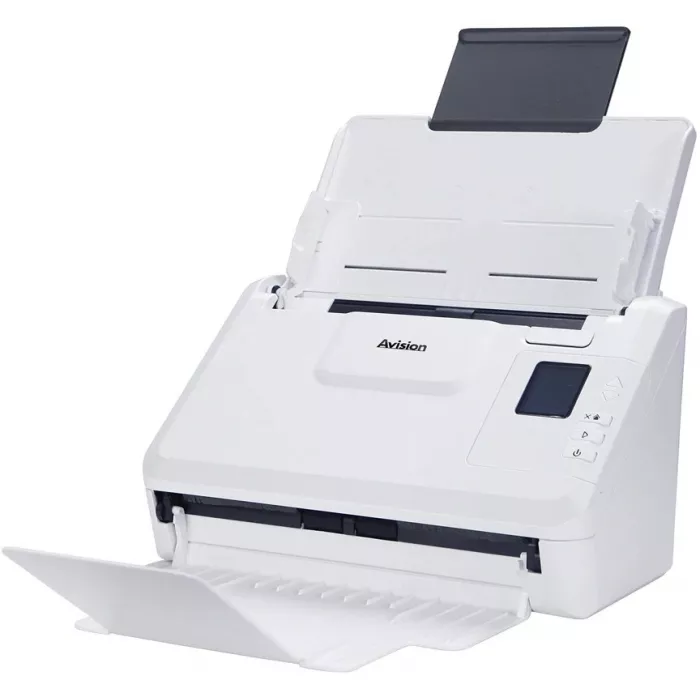 Сканер протяжный Avision AD340GN (000-1003-02G) A4 белый