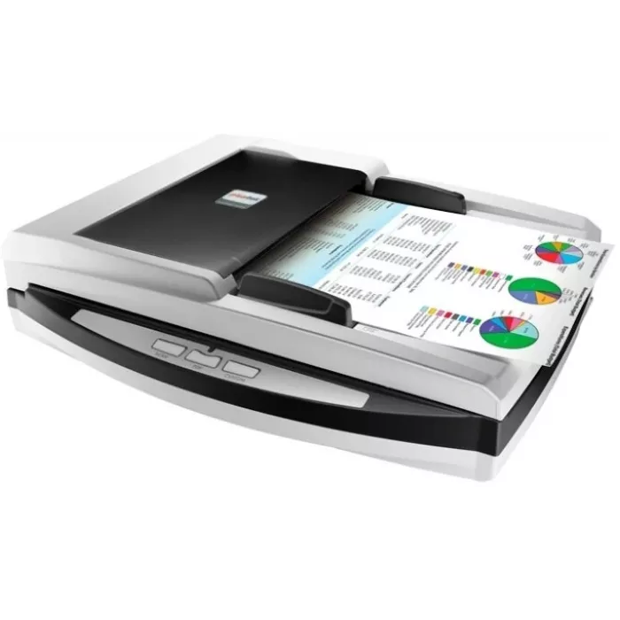 Сканер планшетный/протяжный Plustek SmartOffice PL4080 (0283TS) A4 белый