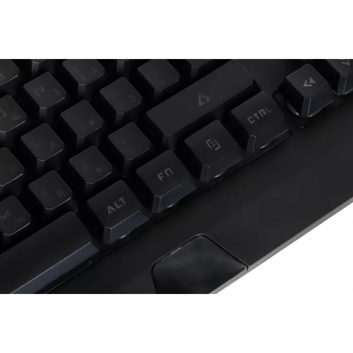 Клавиатура A4Tech B120N черный USB Multimedia for gamer LED (подставка для запястий) кабель 1.8м