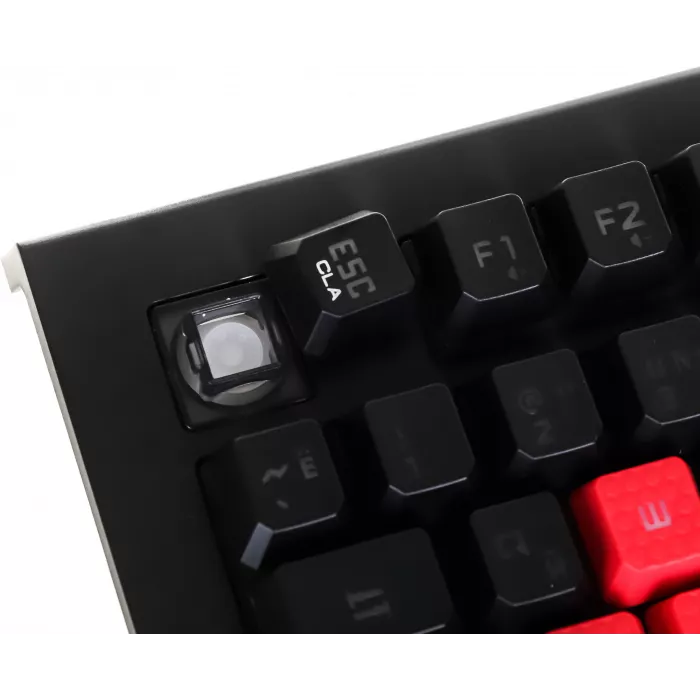 Клавиатура A4Tech B120N черный USB Multimedia for gamer LED (подставка для запястий) кабель 1.8м