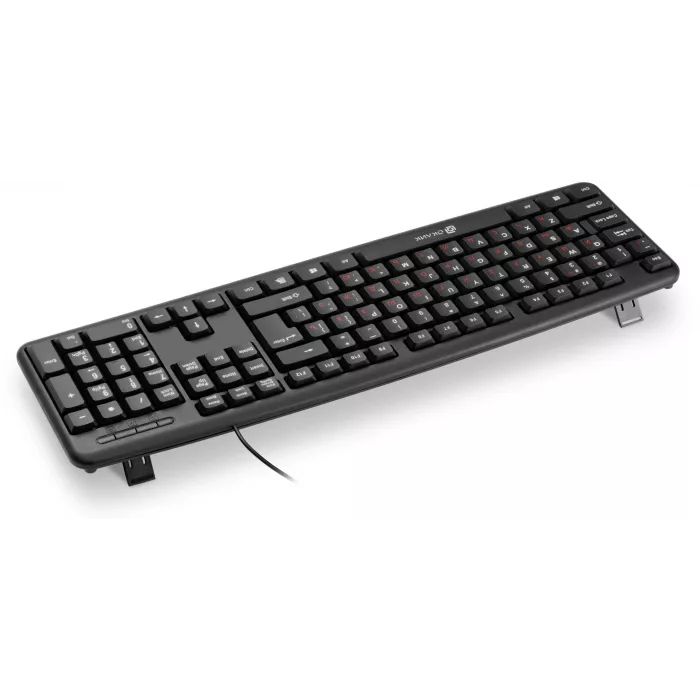 Клавиатура Оклик 90MV2 черный USB (1185967) кабель 1.8м