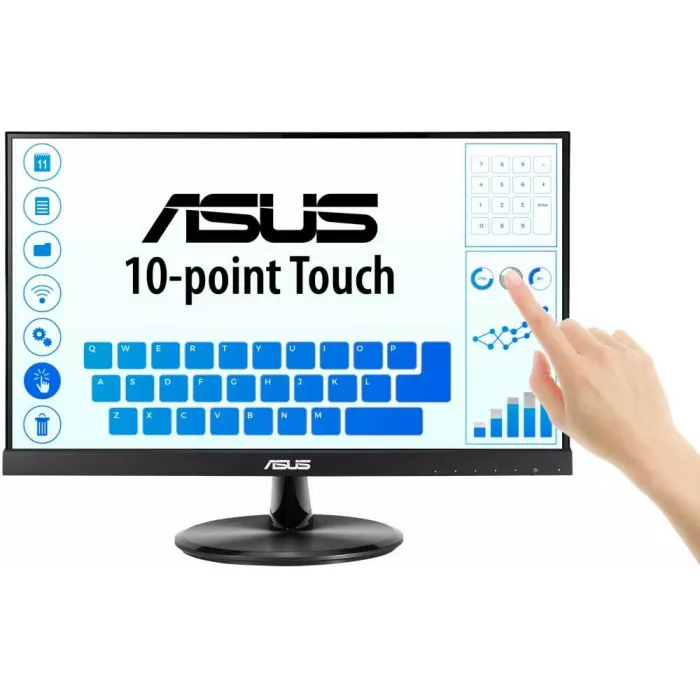Монитор Asus 21.5" VT229H черный IPS LED 16:9 HDMI M/M глянцевая 1000:1 250cd 178гр/178гр 1920x1080 60Hz VGA FHD USB Touch 3.83кг
