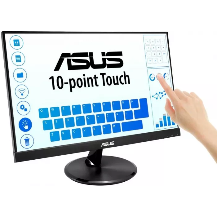 Монитор Asus 21.5" VT229H черный IPS LED 16:9 HDMI M/M глянцевая 1000:1 250cd 178гр/178гр 1920x1080 60Hz VGA FHD USB Touch 3.83кг