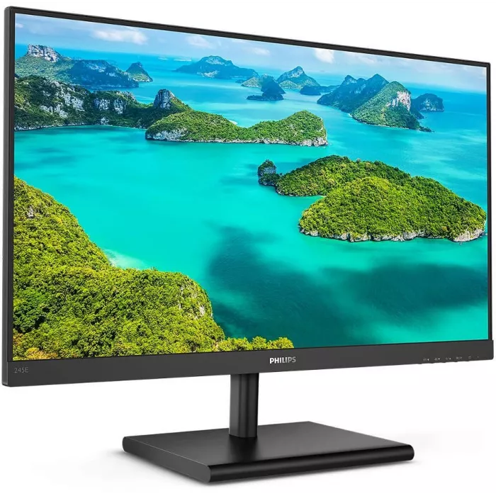 Монитор Philips 23.8" 245E1S (00/01) черный IPS LED 16:9 HDMI матовая 250cd 178гр/178гр 2560x1440 75Hz VGA DP 2K 3.24кг