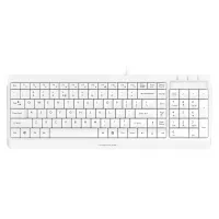 Клавиатура A4Tech FK15 белый USB (FK15 WHITE) кабель 1.5м
