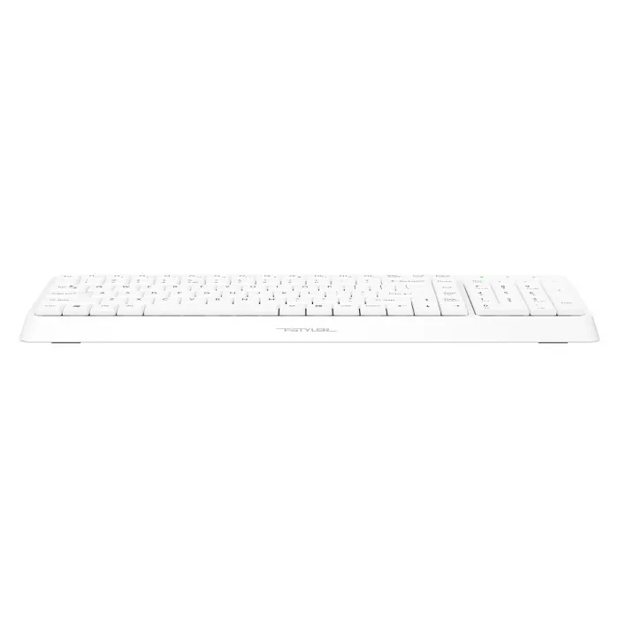 Клавиатура A4Tech FK15 белый USB (FK15 WHITE) кабель 1.5м