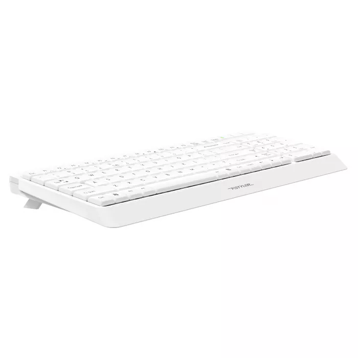 Клавиатура A4Tech FK15 белый USB (FK15 WHITE) кабель 1.5м