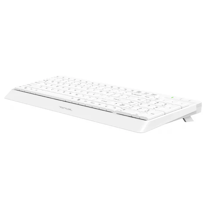 Клавиатура A4Tech FK15 белый USB (FK15 WHITE) кабель 1.5м